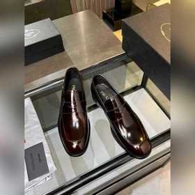 Мужские кожаные туфли Prada Premium —