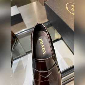 Мужские кожаные туфли Prada Premium — 