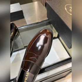 Мужские кожаные туфли Prada Premium — 