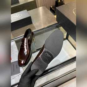 Мужские кожаные туфли Prada Premium — 