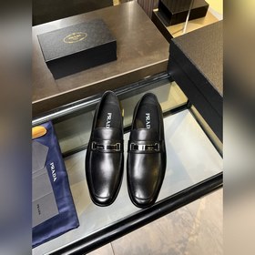 Мужские кожаные туфли Prada Premium —