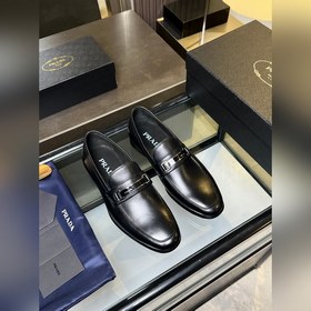 Мужские кожаные туфли Prada Premium —