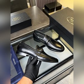 Мужские кожаные туфли Prada Premium —