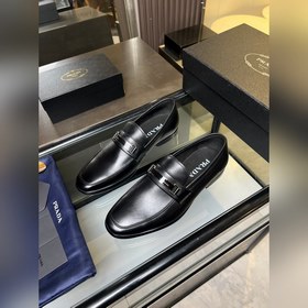 Мужские кожаные туфли Prada Premium —