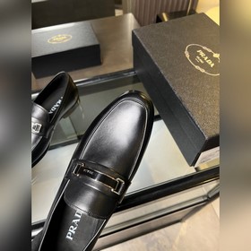 Мужские кожаные туфли Prada Premium — 