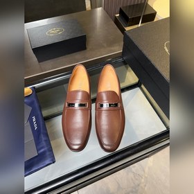 Мужские кожаные туфли Prada Premium —