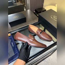 Мужские кожаные туфли Prada Premium —