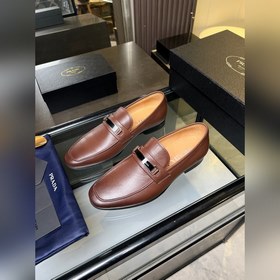 Мужские кожаные туфли Prada Premium —