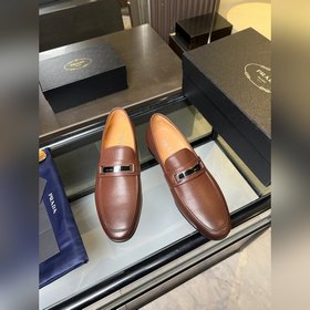 Мужские кожаные туфли Prada Premium — 