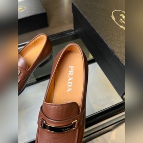 Мужские кожаные туфли Prada Premium — 