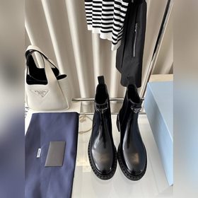 PRADA Осень/Зима Новинка Ботильоны с э