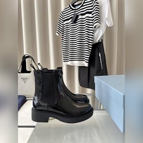 PRADA Осень/Зима Новинка Ботильоны с э