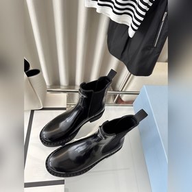 PRADA Осень/Зима Новинка Ботильоны с э