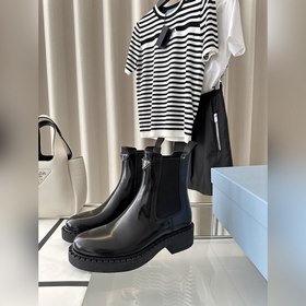 PRADA Осень/Зима Новинка Ботильоны с э