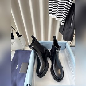 PRADA Осень/Зима Новинка Ботильоны с э
