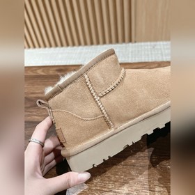 UGG Mini# Снежные сапоги с тонкой подо