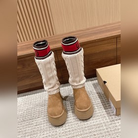 UGG# Фирменные высокие шерстяные ботин