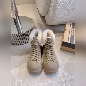 Новые высокие ботинки UGG с шнурками,