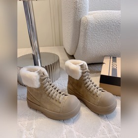 Новые высокие ботинки UGG с шнурками, 