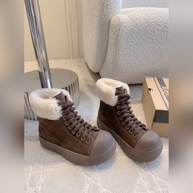 Новые высокие ботинки UGG с шнурками, 