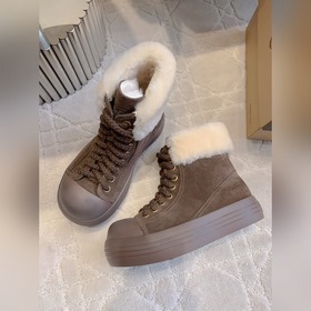 Новые высокие ботинки UGG с шнурками, 