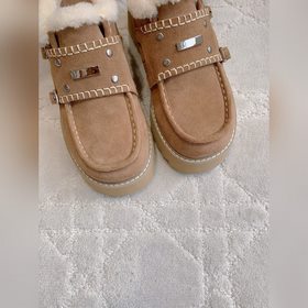 Новые ботинки UGG с толстой подошвой и