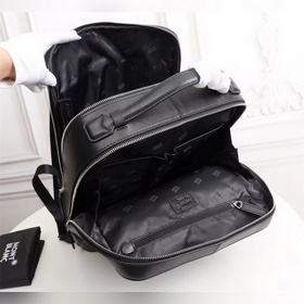 Мужской рюкзак Montblanc из кожи высше