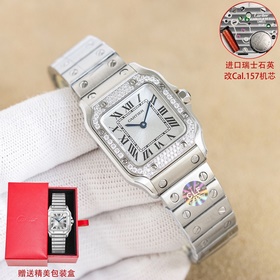 CLF Cartier, женские часы «Сантус» ми