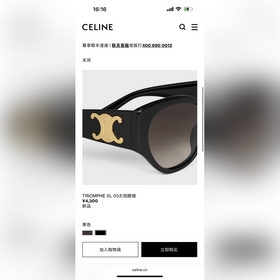 CELINE МОДЕЛЬ： CL40328 РАЗМЕР： 56 (о