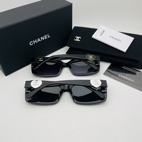 CHANEL CH5520, черно-золотой, черно-с