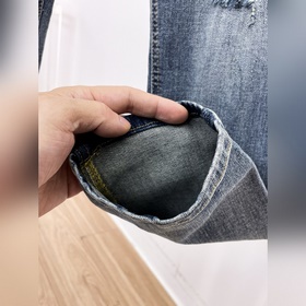 Мужские джинсы FENDI из ткани «Таннин»
