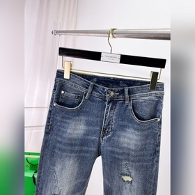 Мужские джинсы FENDI из ткани «Таннин»