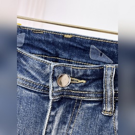 Мужские джинсы FENDI из ткани «Таннин»