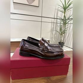 Мужские кожаные туфли Ferragamo： верх