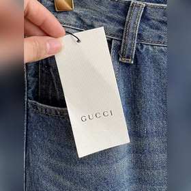 Мужские модные джинсы GUCCI с широкими