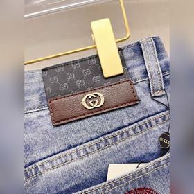 Мужские модные джинсы GUCCI с широкими
