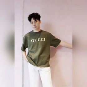 GUCCI, трикотажная футболка с коротким
