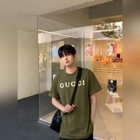 GUCCI, трикотажная футболка с коротким