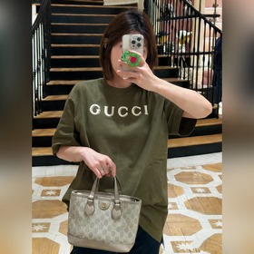 GUCCI, трикотажная футболка с коротким