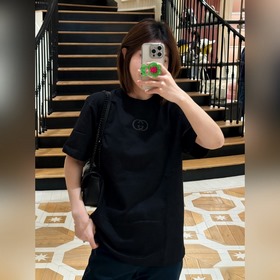 Оригинальная футболка GUCCI с круглым 