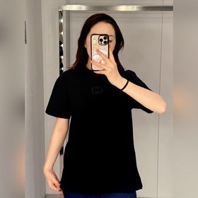 Оригинальная футболка GUCCI с круглым 