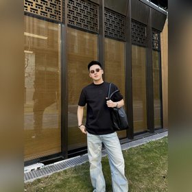 Оригинальная футболка GUCCI с круглым 