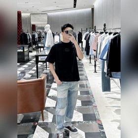 Футболка GUCCI 26SS с круглым вырезом 