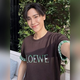 LOEWE, 25SS： Футболка с круглым вырезо