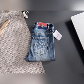 Мужские джинсы Moncler из ткани «Танни
