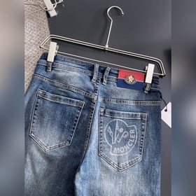 Мужские джинсы Moncler из ткани «Танни