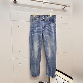 Мужские джинсы PRADA из ткани «Таннин»