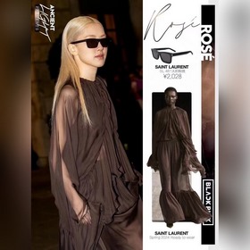 SAINT LAURENT · YSL： черные солнцезащи