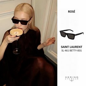 SAINT LAURENT · YSL： черные солнцезащи