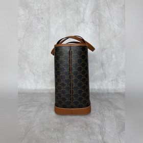 Средняя сумка CABAS из кожи быка с ло